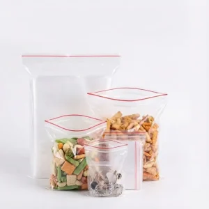 Túi zip chỉ đỏ nhiều kích thước