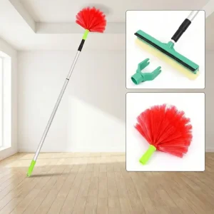 Chổi quét mạng nhện cán dài vệ sinh bụi bẩn trên cao