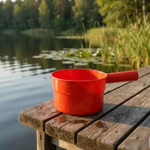 Gáo nhựa múc nước