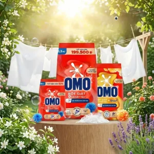 Bột giặt Omo hương thơm mát