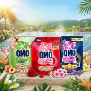 Nước giặt Omo Matic thiên nhiên ngọt ngào