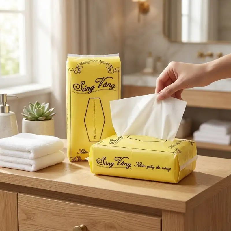 Khăn giấy lụa Khăn giấy lụa