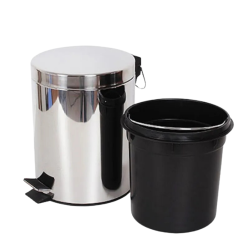 Thùng rác inox chân đạp