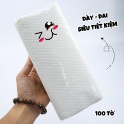 Khăn giấy lau đa năng khổ to, siêu dai, siêu tiết kiệm