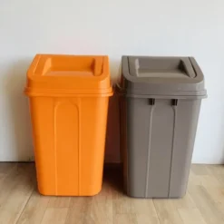 Thùng rác nhựa nắp lật 60 lít