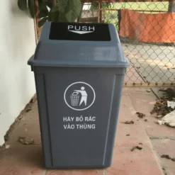 Thùng rác nắp lật 40L, 60L PUSH