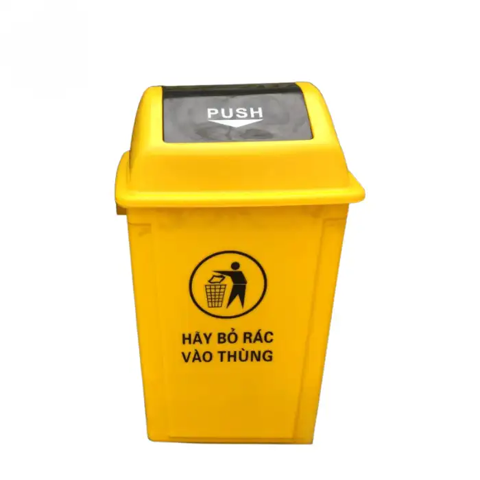 Thùng rác nắp lật 40L, 60L PUSH Thùng rác nắp lật 40L, 60L PUSH