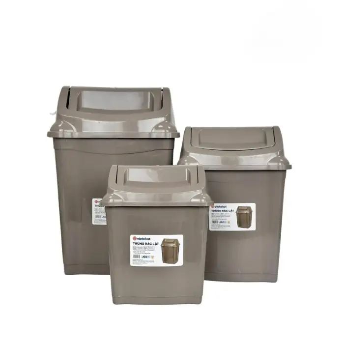 Thùng rác nhựa nắp lật 5L, 9L, 16L, 28L Thùng rác nhựa nắp lật 5L, 9L, 16L, 28L