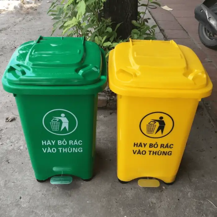 Thùng rác 60l chân đạp Thùng rác 60l chân đạp