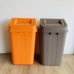 Thùng rác nhựa nắp lật 45 lít