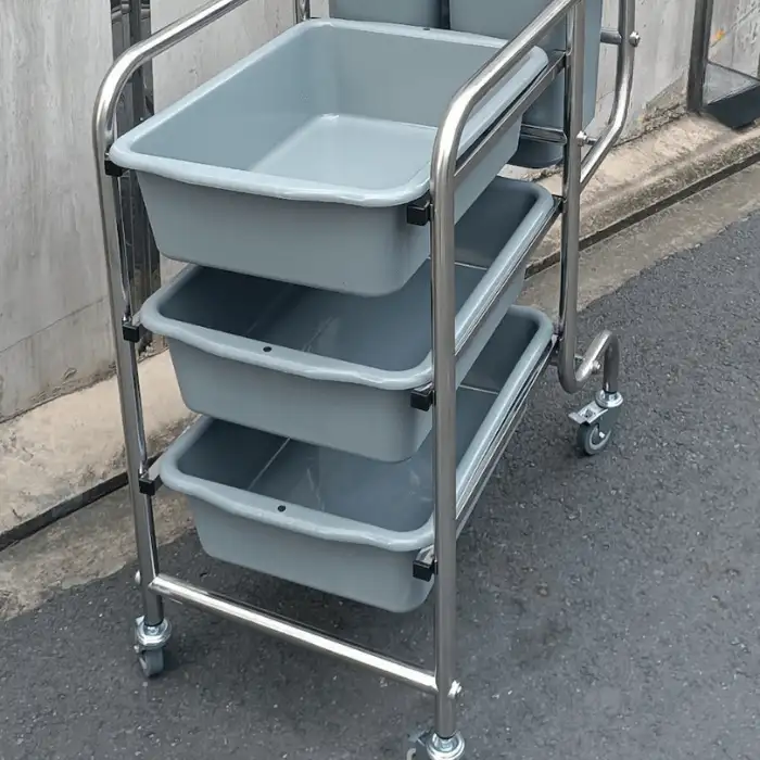 Xe đẩy thu dọn thức ăn, xe đẩy nhà hàng WY-51 Xe đẩy thu dọn thức ăn, xe đẩy nhà hàng WY-51