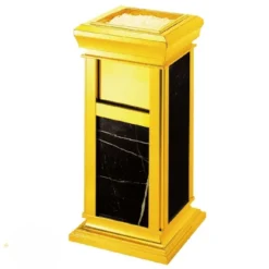 Thùng rác gạt tàn đá hoa cương A15