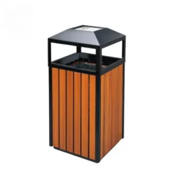 Thùng rác gỗ ngoài trời A78-A