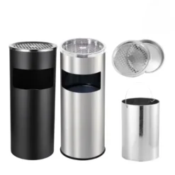 Thùng rác gạt tàn A35-A dáng tròn