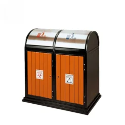 Thùng rác gỗ ngoài trời A78-O