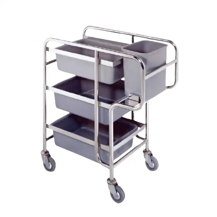 Xe đẩy thu dọn thức ăn, xe đẩy nhà hàng WY-51 Xe đẩy thu dọn thức ăn, xe đẩy nhà hàng WY-51