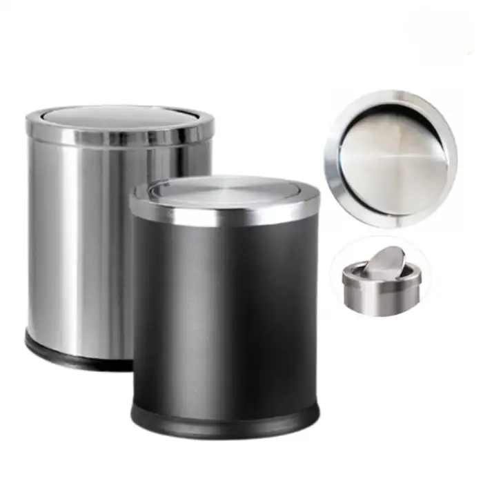 Thùng rác inox nắp lật A36-H Thùng rác inox nắp lật A36-H