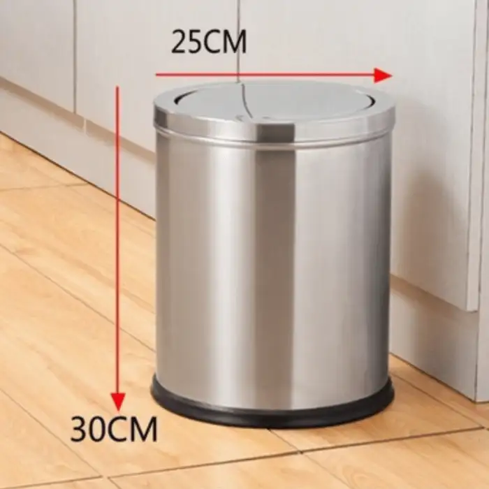 Thùng rác inox nắp lật A36-H Thùng rác inox nắp lật A36-H