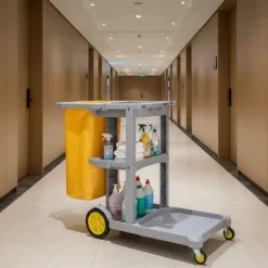 Xe đẩy dọn vệ sinh D-011