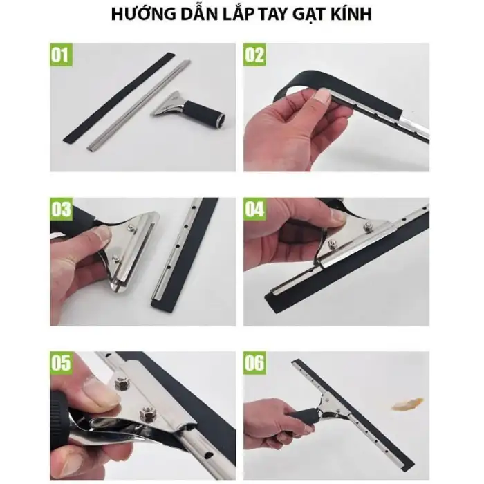 Bộ gạt kính ChaoBao 35cm, có thể nối dài, dụng cụ lau kính cao cấp Bộ gạt kính ChaoBao 35cm, có thể nối dài, dụng cụ lau kính cao cấp