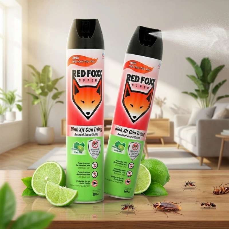 Xịt côn trùng Red Foxx Xịt côn trùng Red Foxx