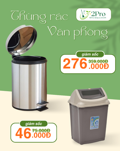 sale thùng rác văn phòng