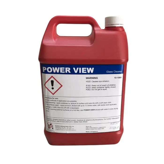 Nước lau kính Power View can 5L, hàng nhập khẩu cao cấp Nước lau kính Power View can 5L, hàng nhập khẩu cao cấp