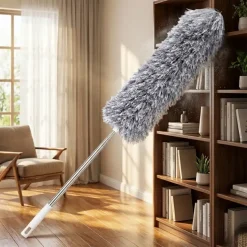 Chổi quét mạng nhện đầu bông cán dài