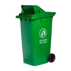Thùng rác nhựa nắp hở HDPE 120 lít