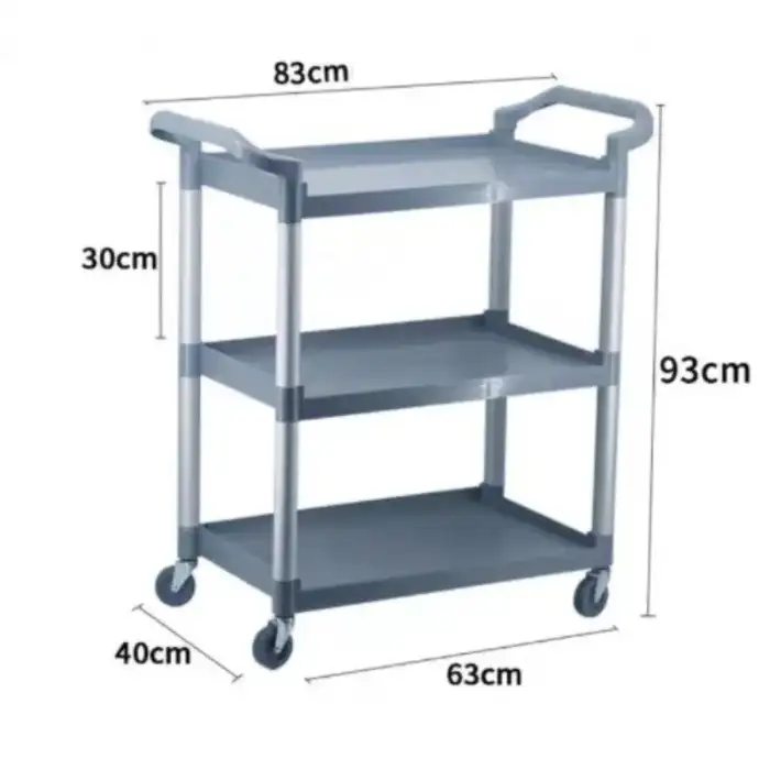 Xe đẩy phục vụ khách sạn 3 tầng Xe đẩy phục vụ khách sạn 3 tầng