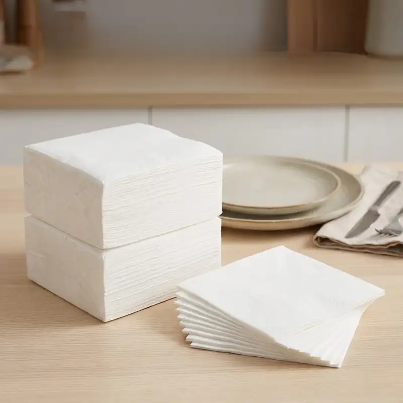 Giấy ăn Napkin vuông Giấy ăn Napkin vuông
