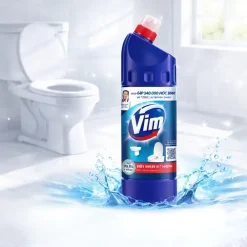 Nước tẩy bồn cầu Vim đánh bay mảng bám cứng đầu