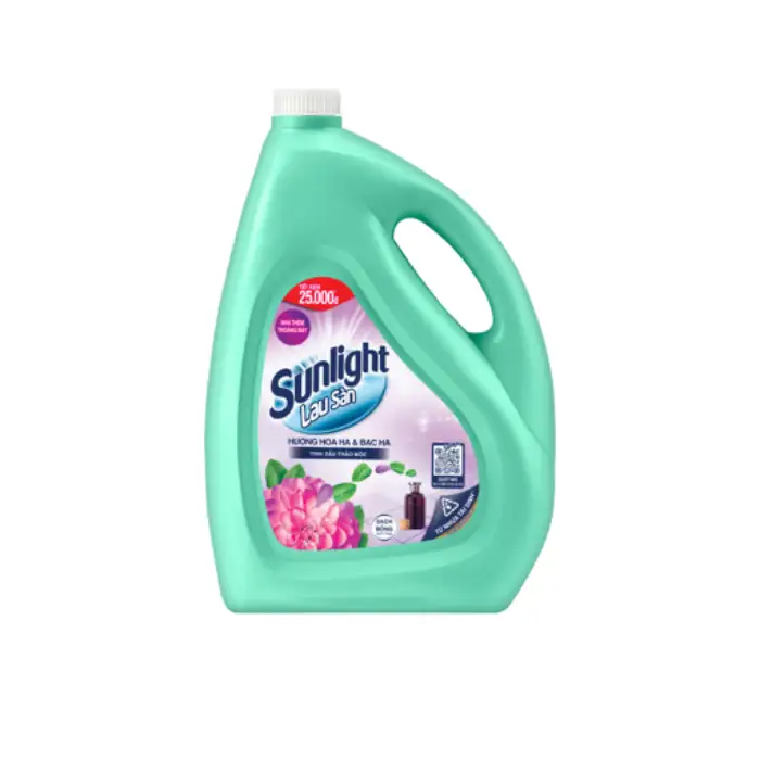 Nước lau sàn Sunlight Tinh dầu Thảo mộc Hoa hạ & Bạc hà 3.6kg Nước lau sàn Sunlight Tinh dầu Thảo mộc Hoa hạ & Bạc hà 3.6kg