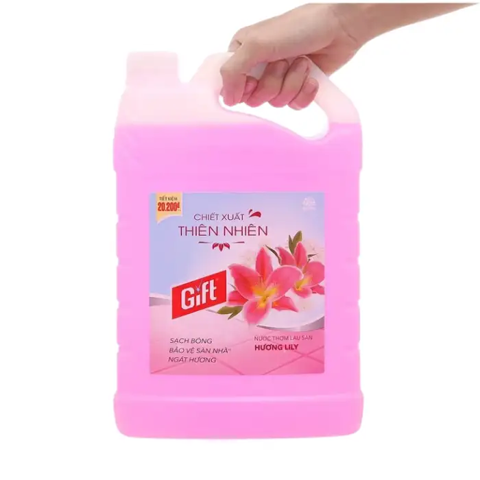 Nước Lau Sàn Gift Đậm Đặc Hương Hoa Lily Can 3.8kg Nước Lau Sàn Gift Đậm Đặc Hương Hoa Lily Can 3.8kg