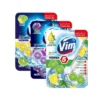 Viên thả bồn cầu Vim power 5 sạch khuẩn thơm mát 55g