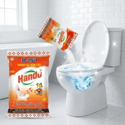 Bột thông bồn cầu Hando 215g
