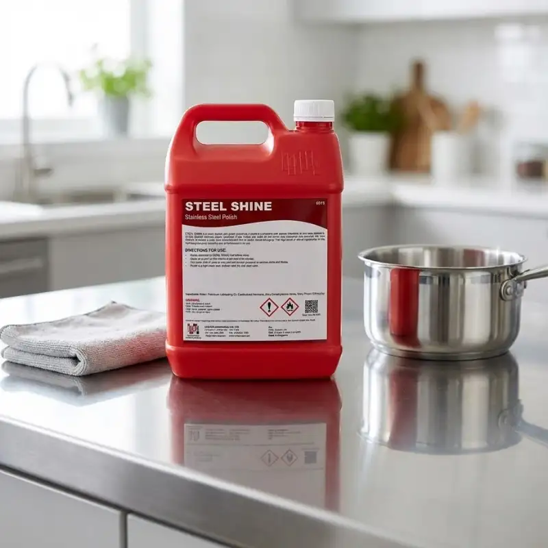 Dung Dịch Đánh Bóng Inox Steel Shine Klenco Can 5L Dung Dịch Đánh Bóng Inox Steel Shine Klenco Can 5L