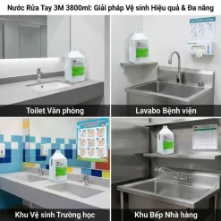 Nước rửa tay 3M 3800ml dung tích lớn